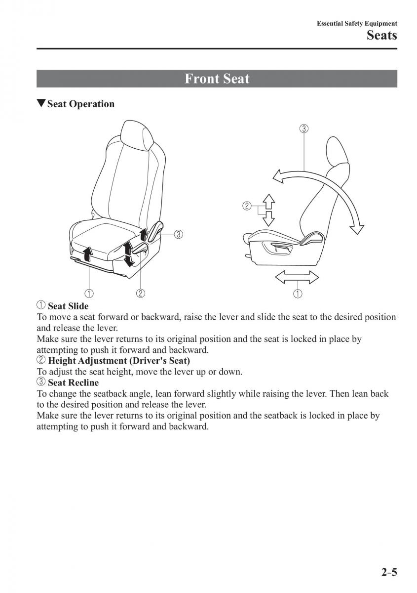 Mazda CX 3 owners manual / page 25