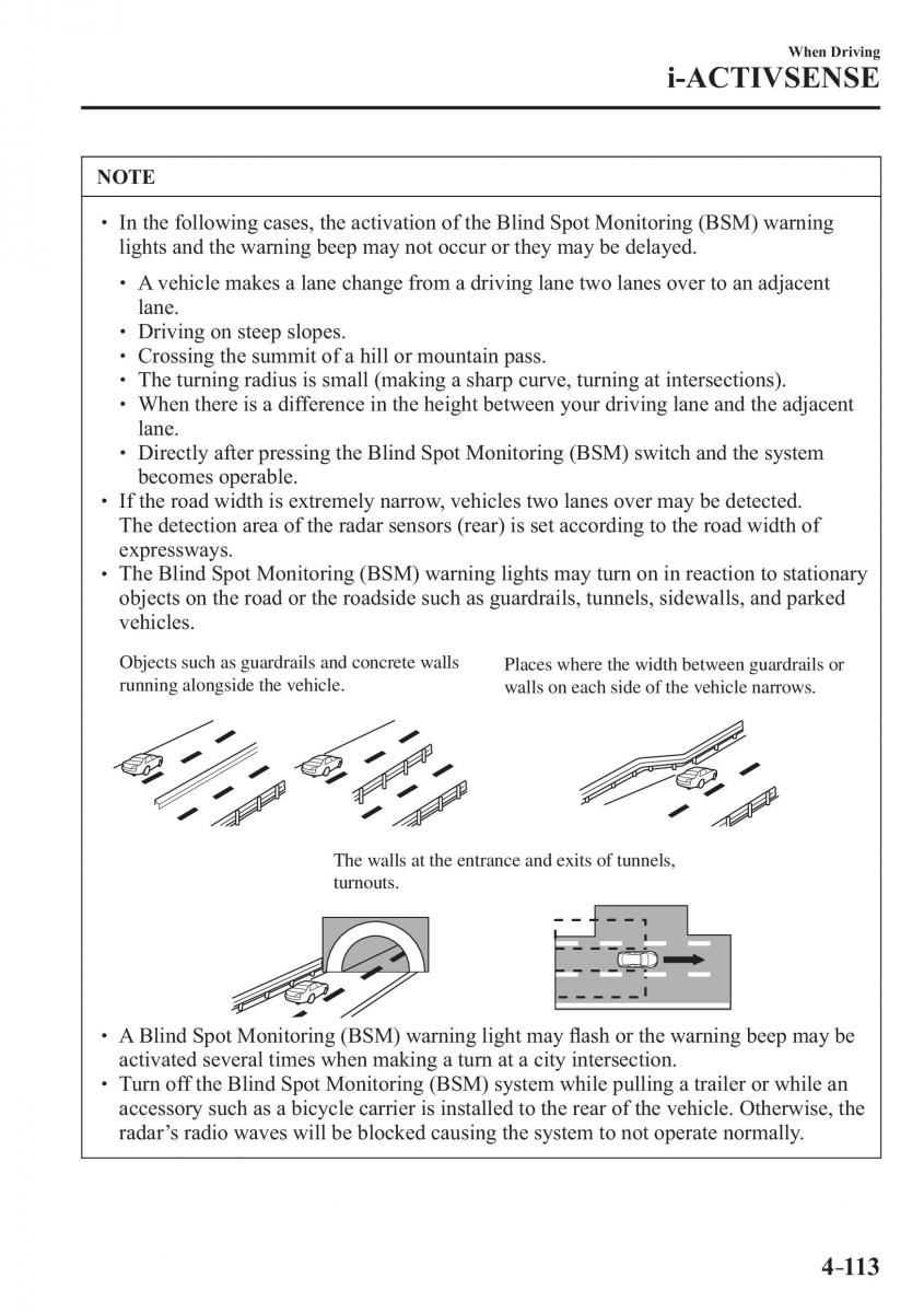 Mazda CX 3 owners manual / page 253