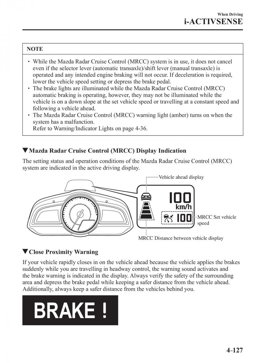 Mazda CX 3 owners manual / page 267