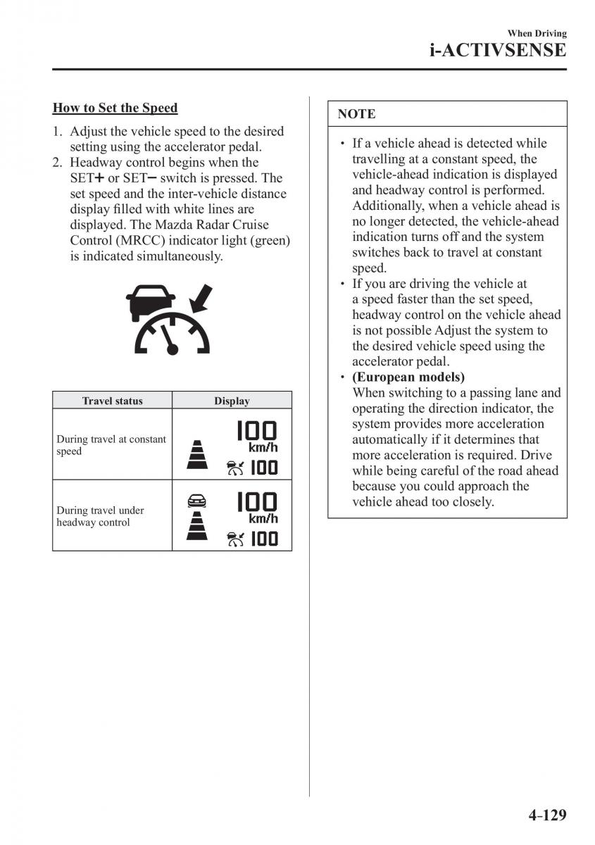 Mazda CX 3 owners manual / page 269