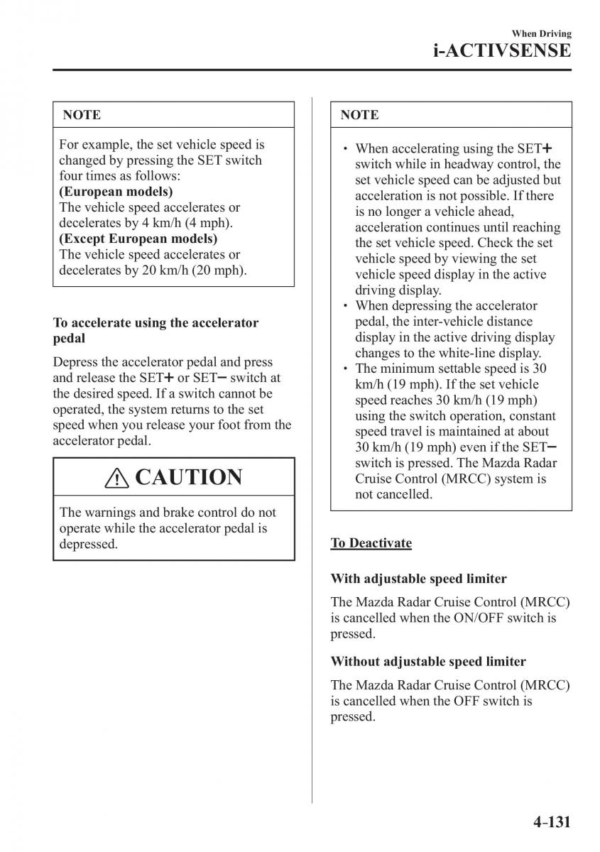 Mazda CX 3 owners manual / page 271