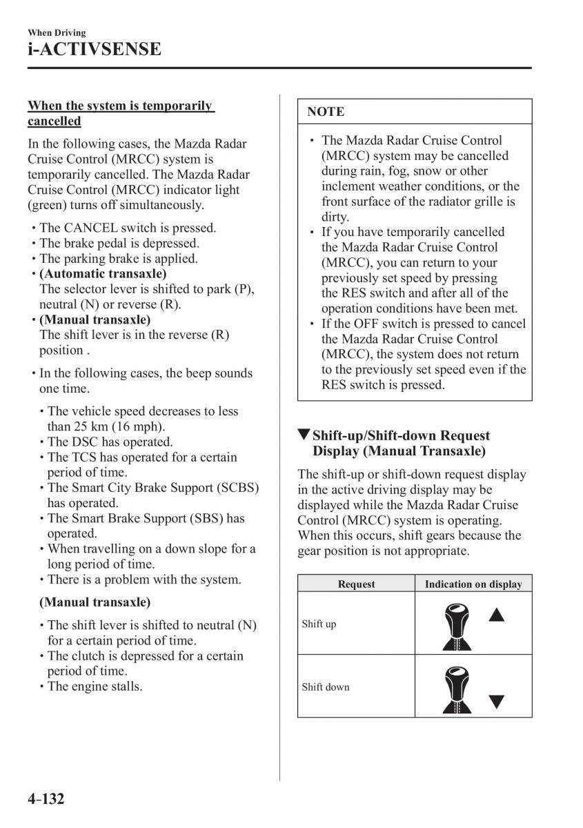 Mazda CX 3 owners manual / page 272