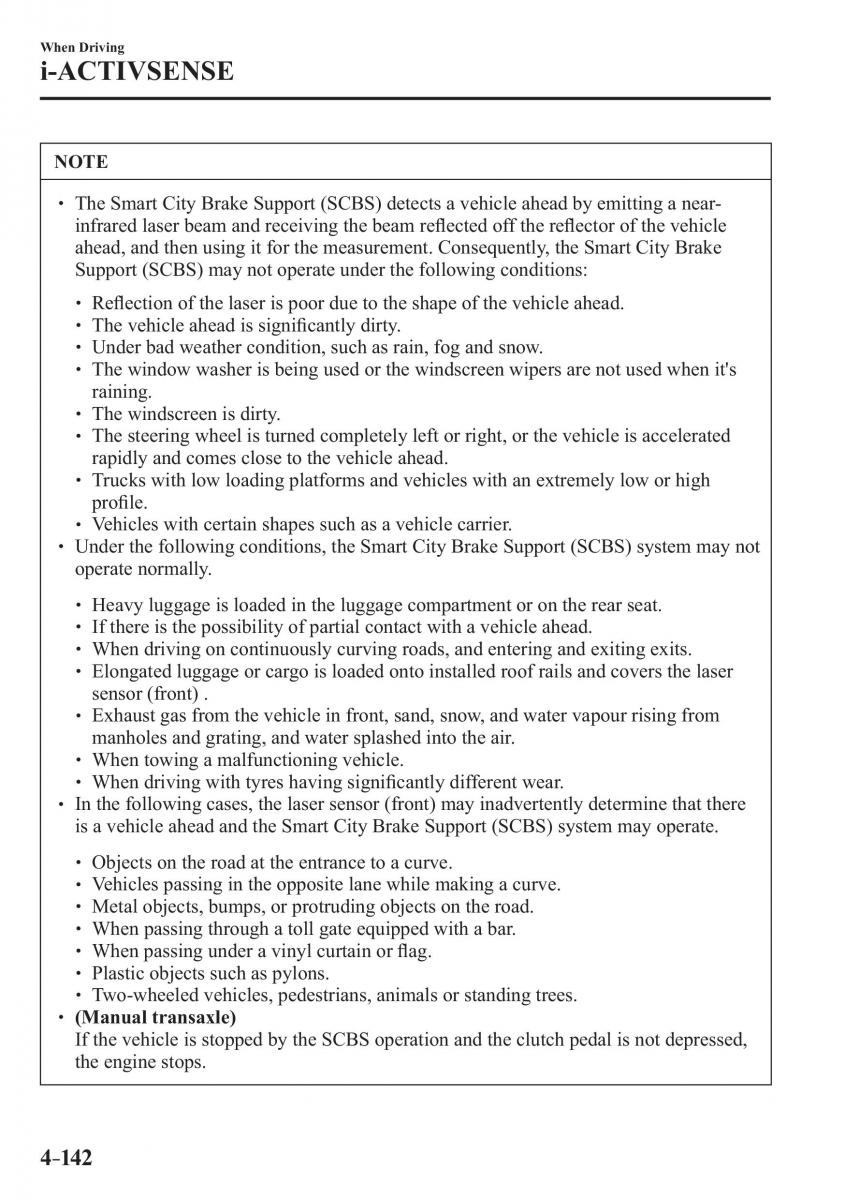 Mazda CX 3 owners manual / page 282