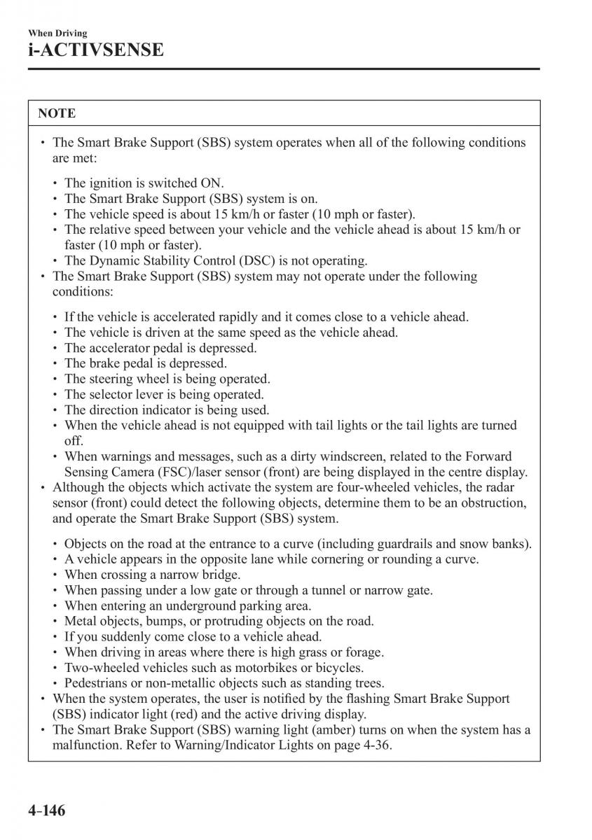 Mazda CX 3 owners manual / page 286