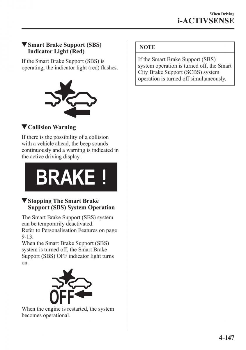 Mazda CX 3 owners manual / page 287