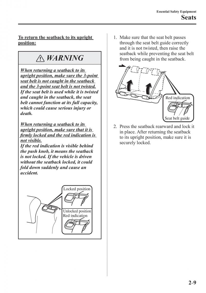 Mazda CX 3 owners manual / page 29