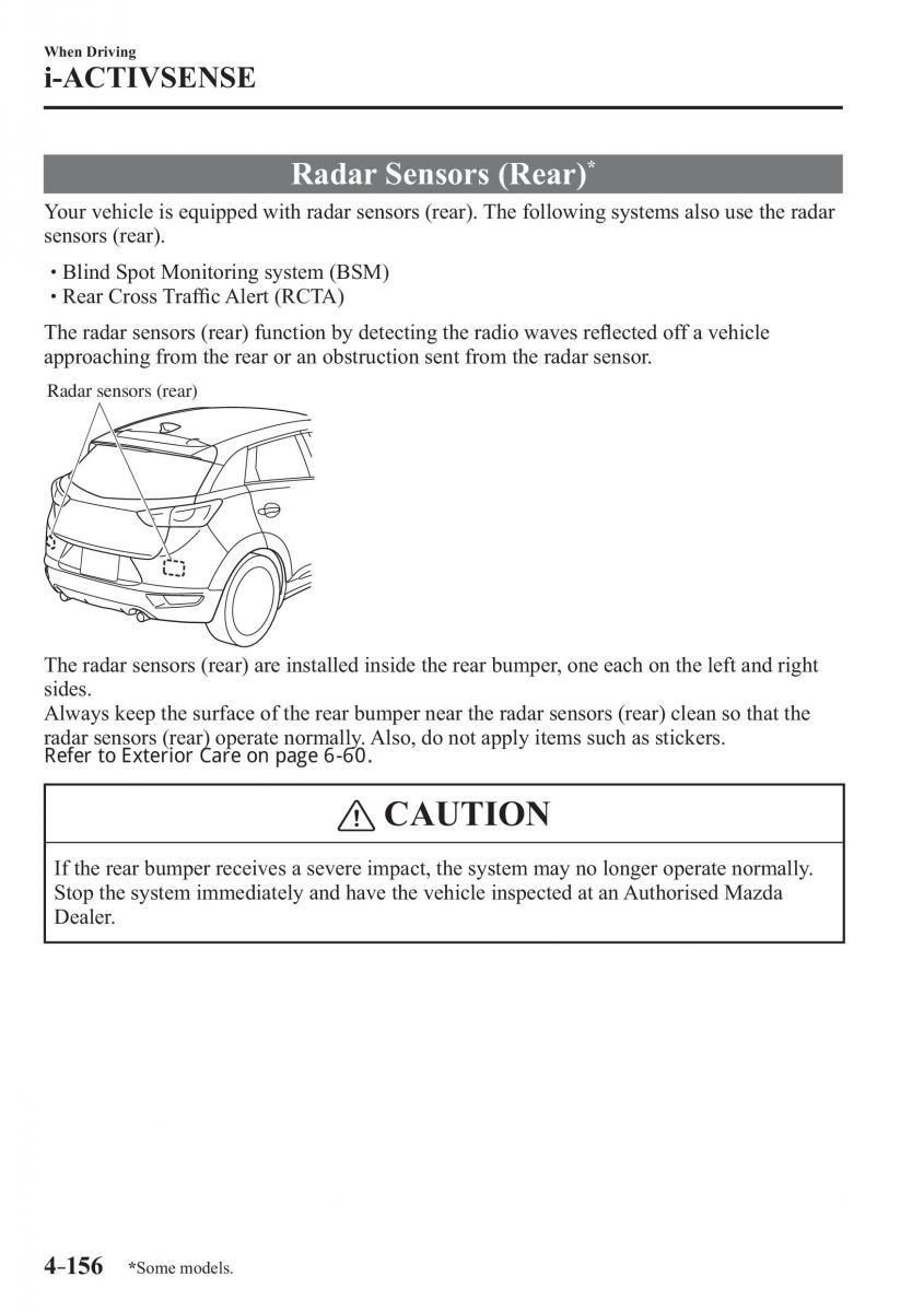 Mazda CX 3 owners manual / page 296