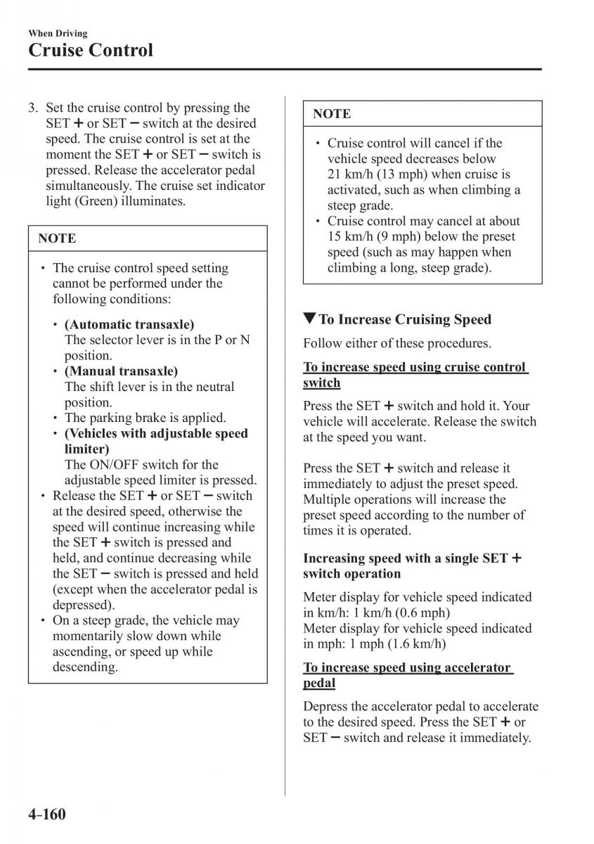 Mazda CX 3 owners manual / page 300