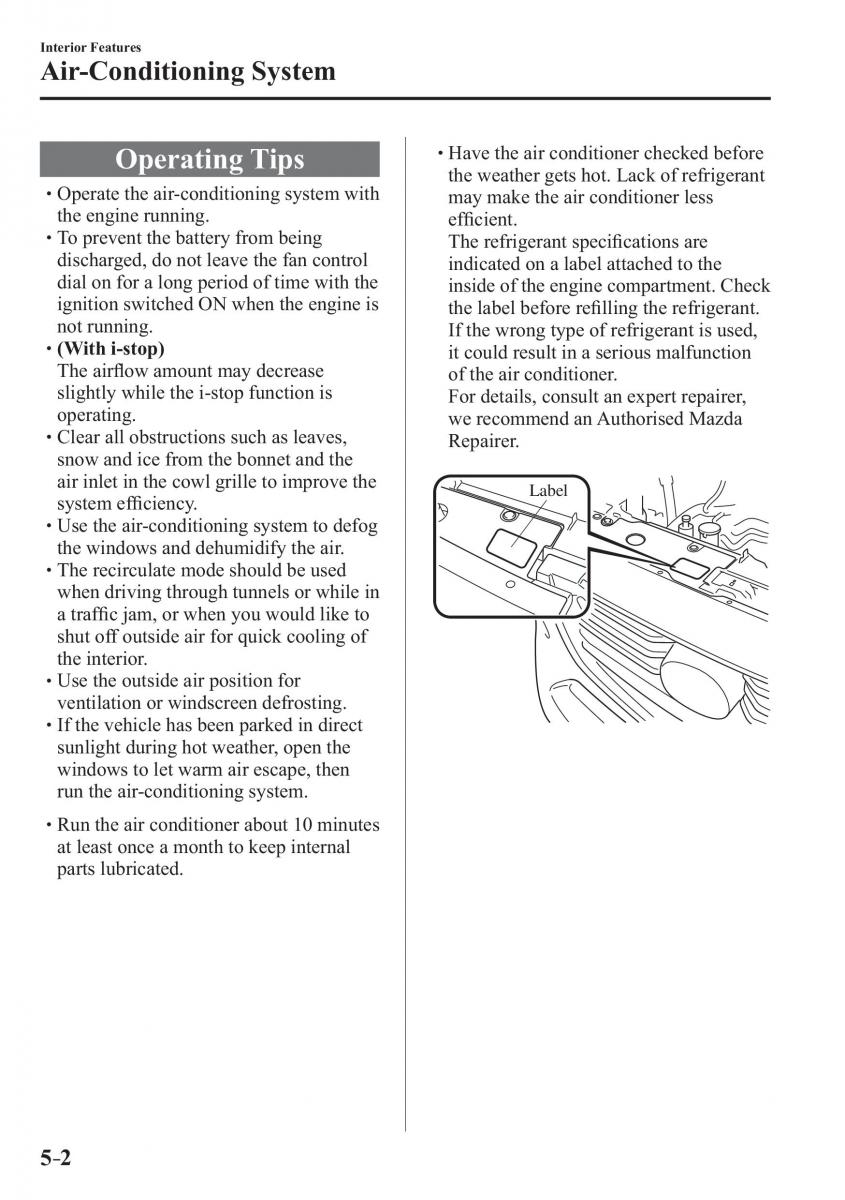 Mazda CX 3 owners manual / page 324