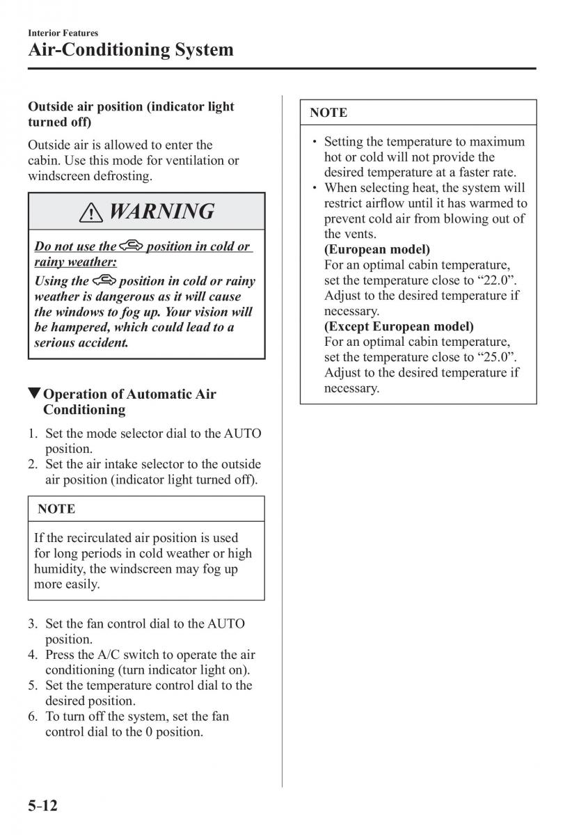 Mazda CX 3 owners manual / page 334