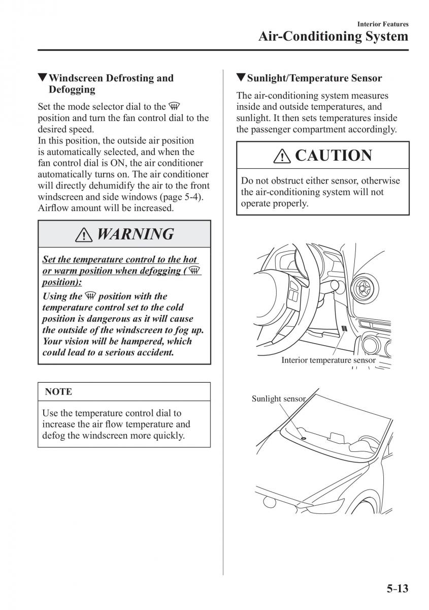 Mazda CX 3 owners manual / page 335