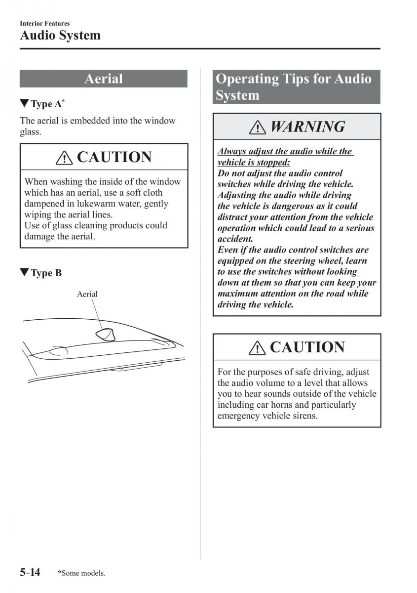 Mazda CX 3 owners manual / page 336