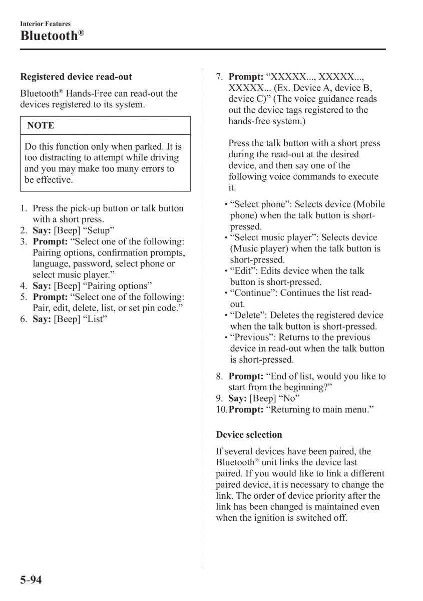 Mazda CX 3 owners manual / page 416