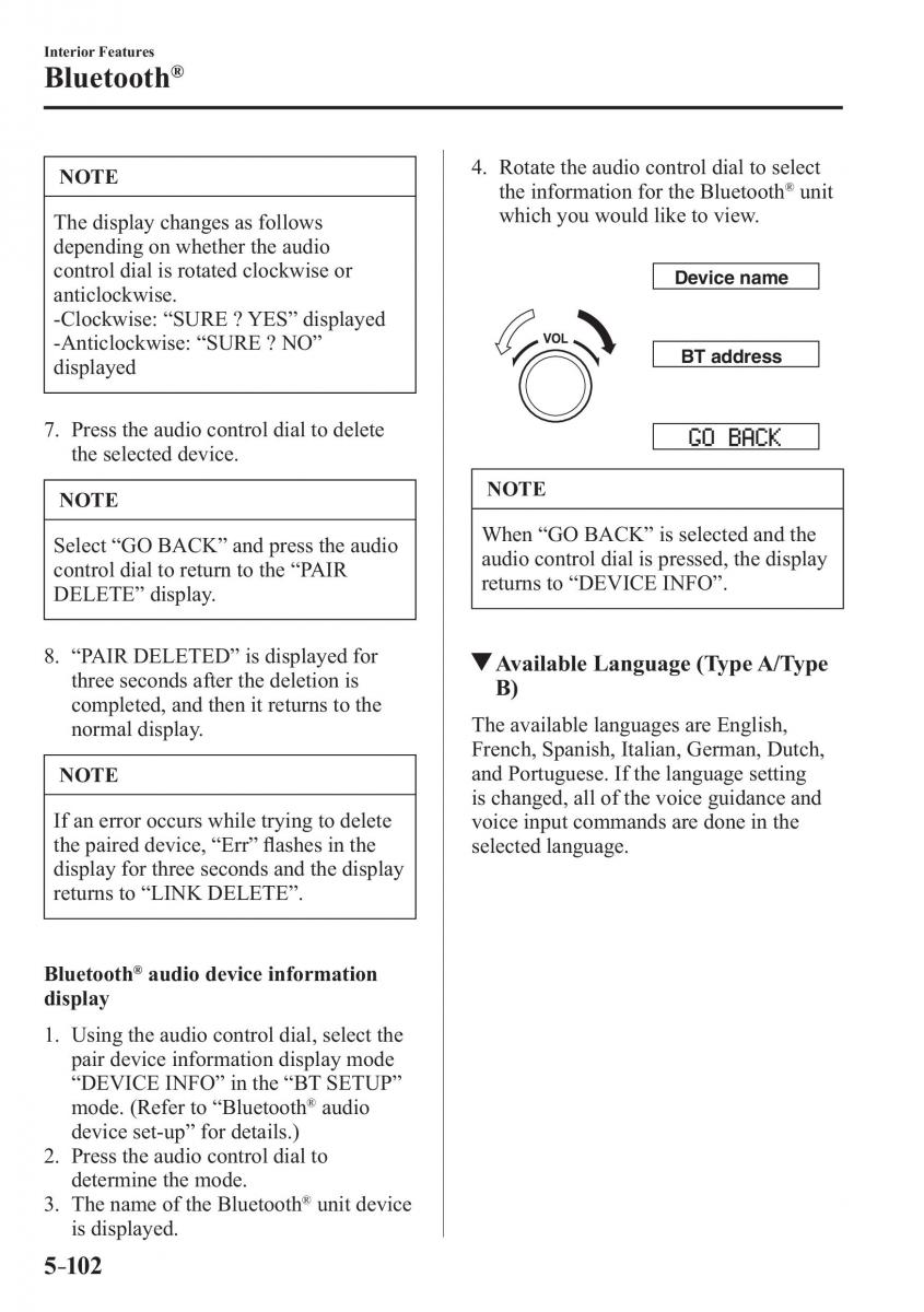 Mazda CX 3 owners manual / page 424