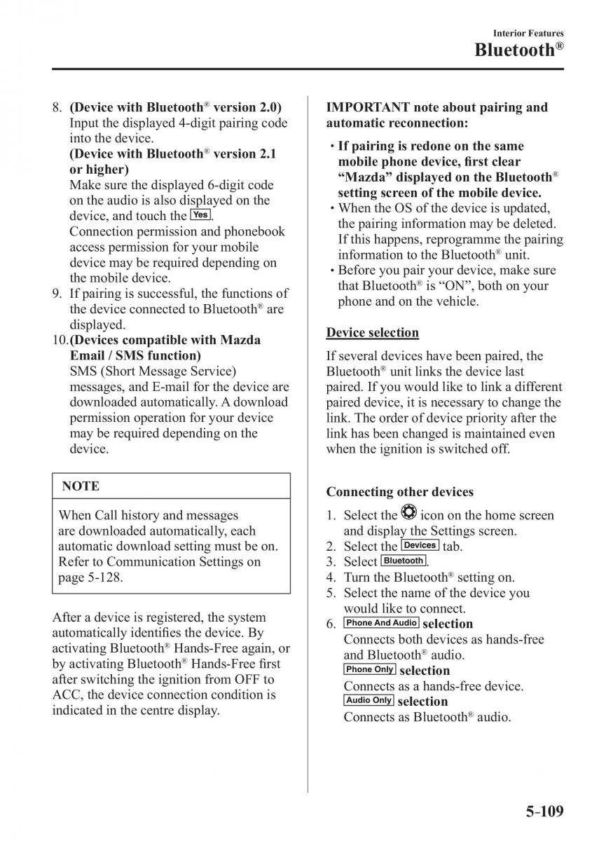 Mazda CX 3 owners manual / page 431