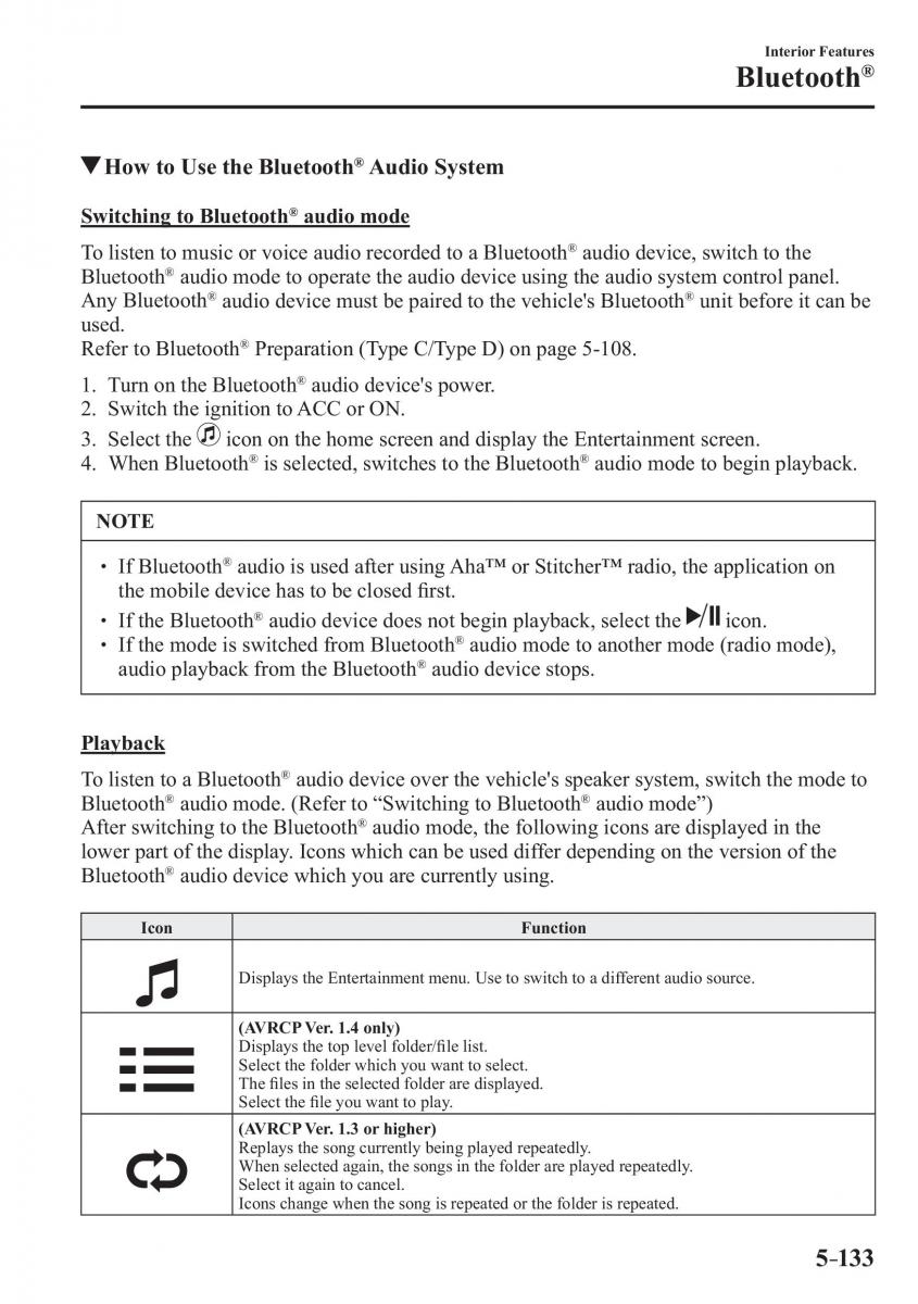 Mazda CX 3 owners manual / page 455