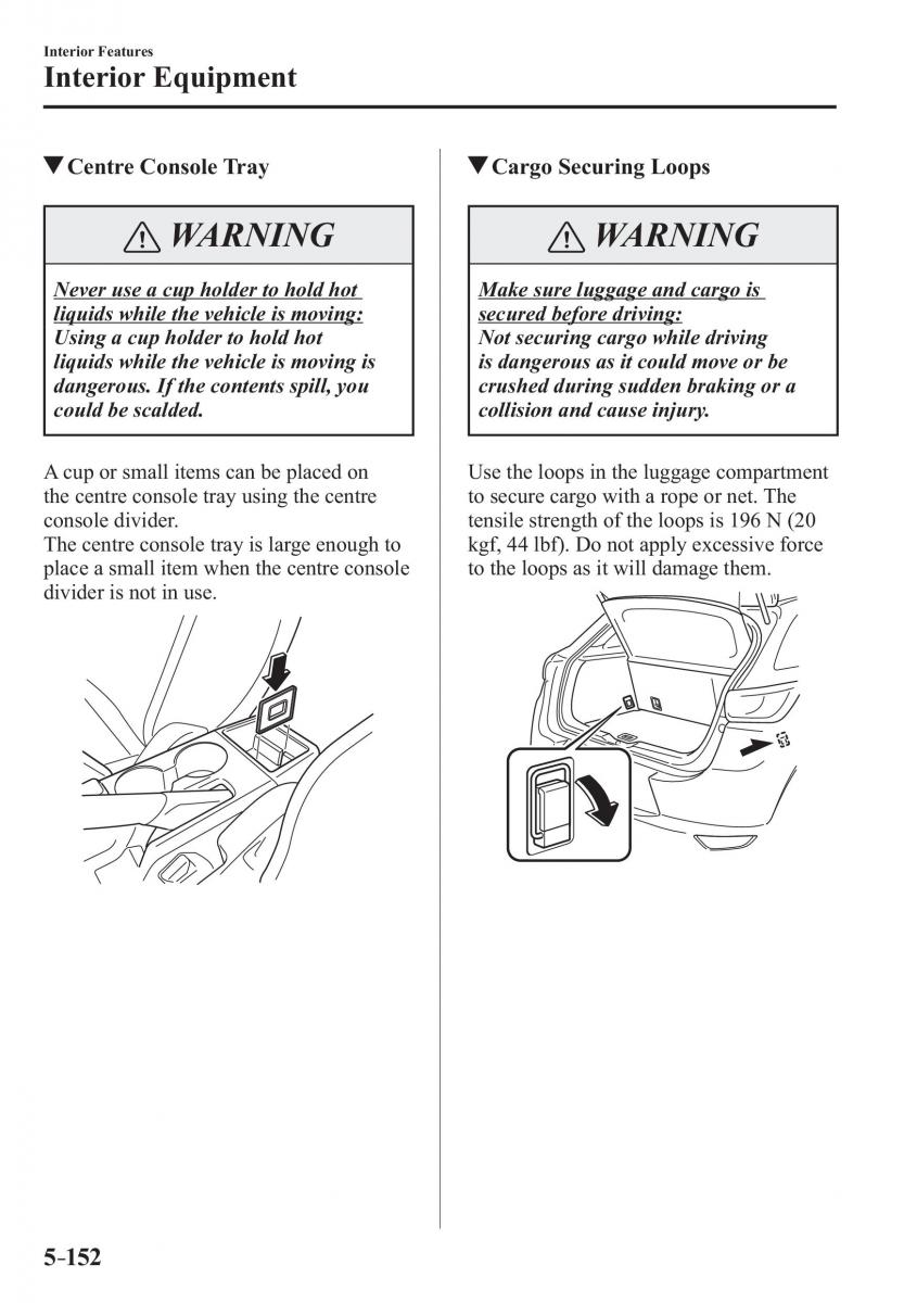 Mazda CX 3 owners manual / page 474