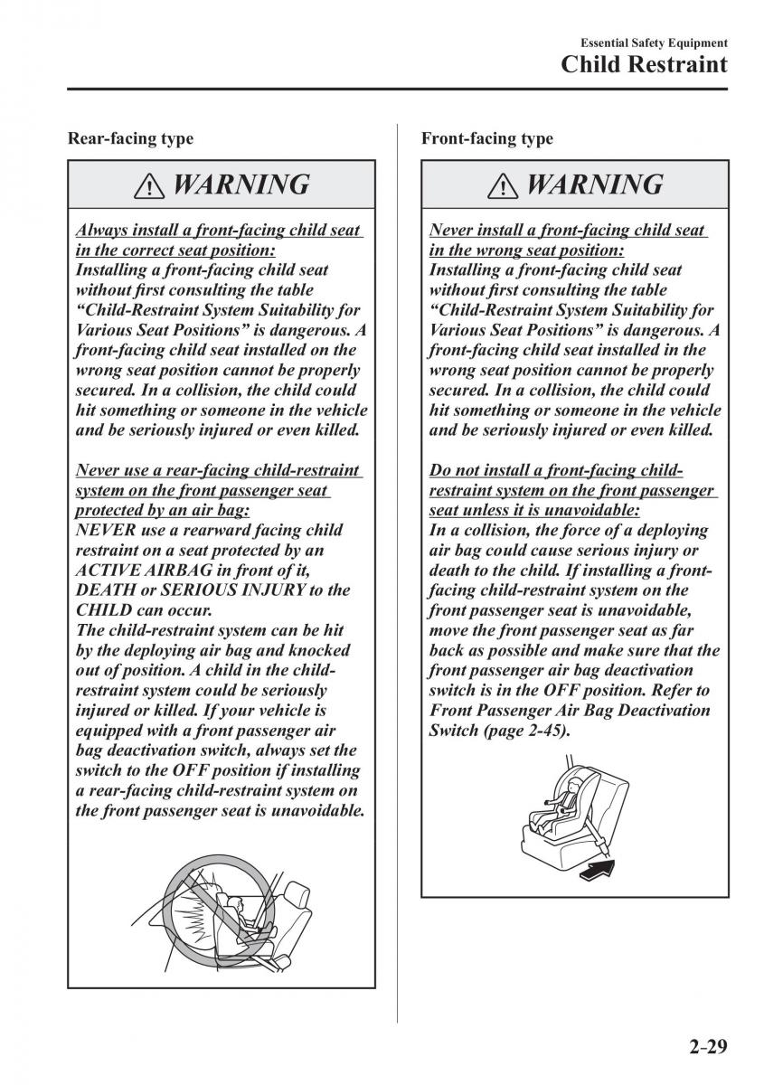 Mazda CX 3 owners manual / page 49