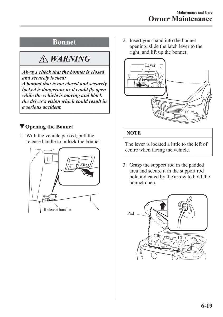 Mazda CX 3 owners manual / page 497