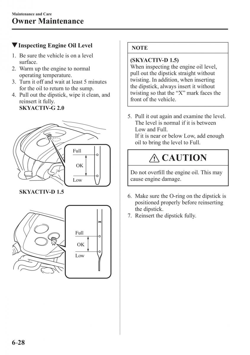 Mazda CX 3 owners manual / page 506