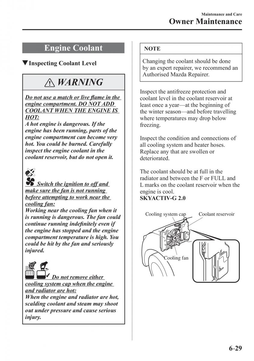 Mazda CX 3 owners manual / page 507