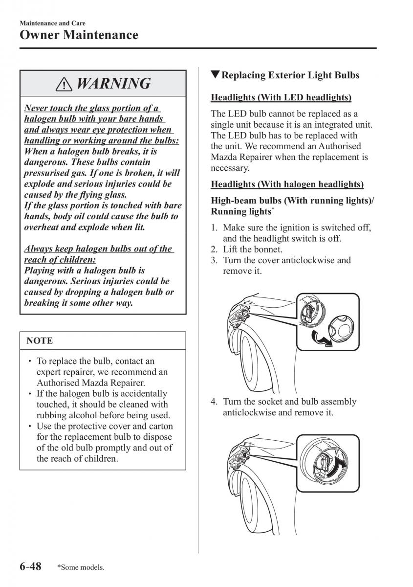 Mazda CX 3 owners manual / page 526