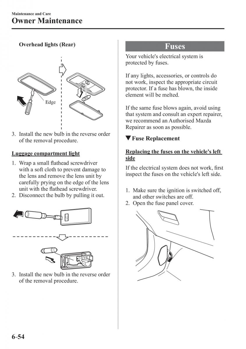 Mazda CX 3 owners manual / page 532