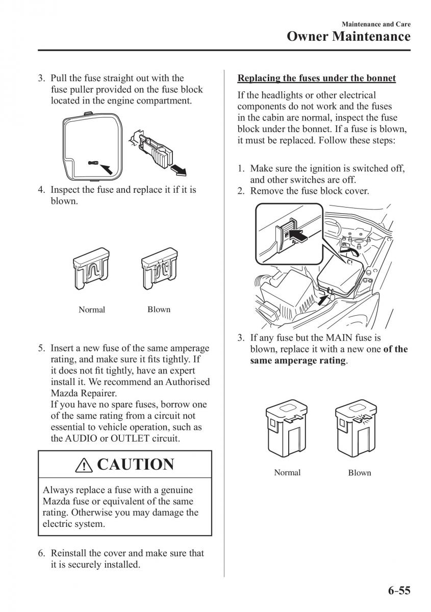 Mazda CX 3 owners manual / page 533