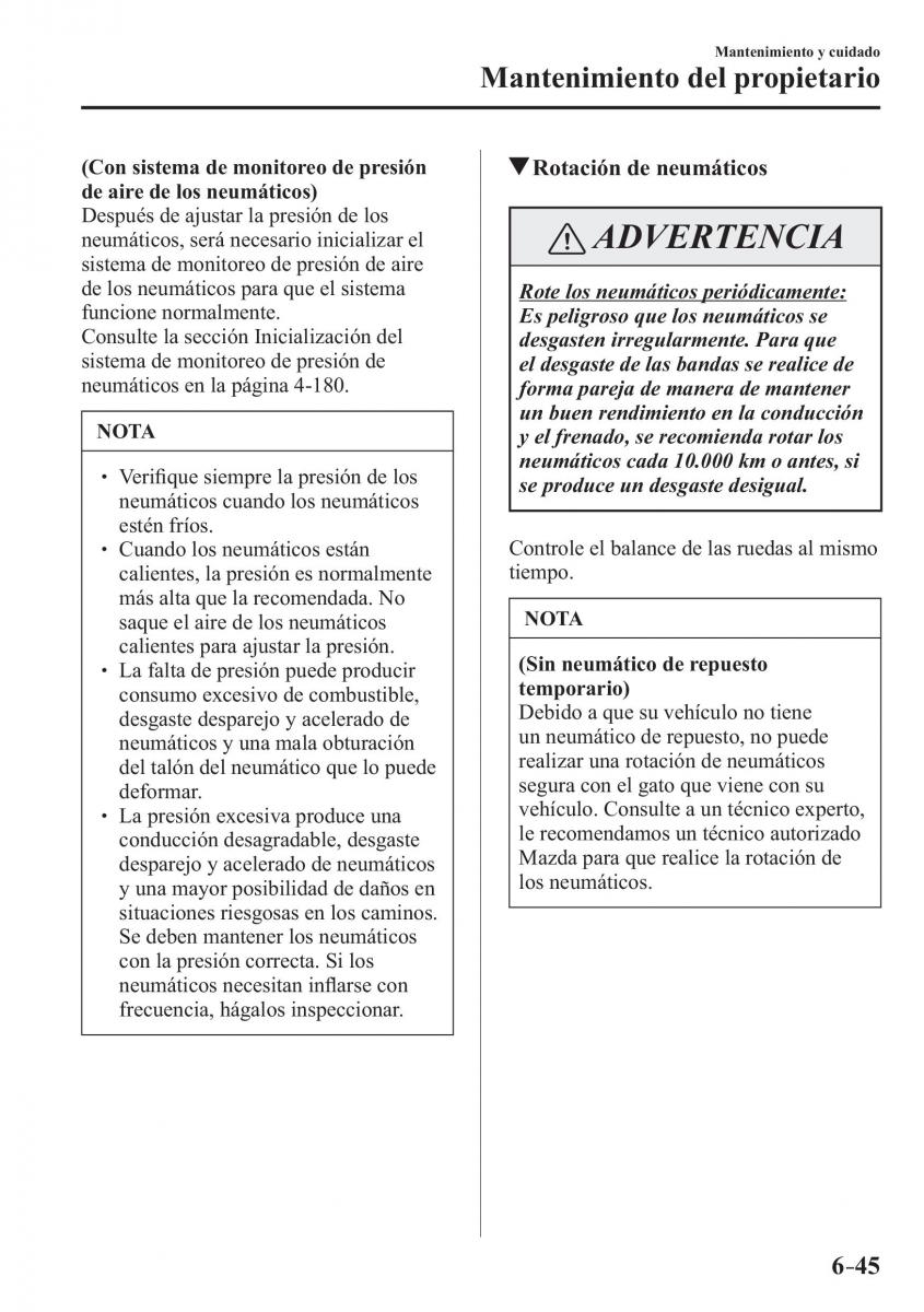 Mazda CX 3 manual del propietario / page 555