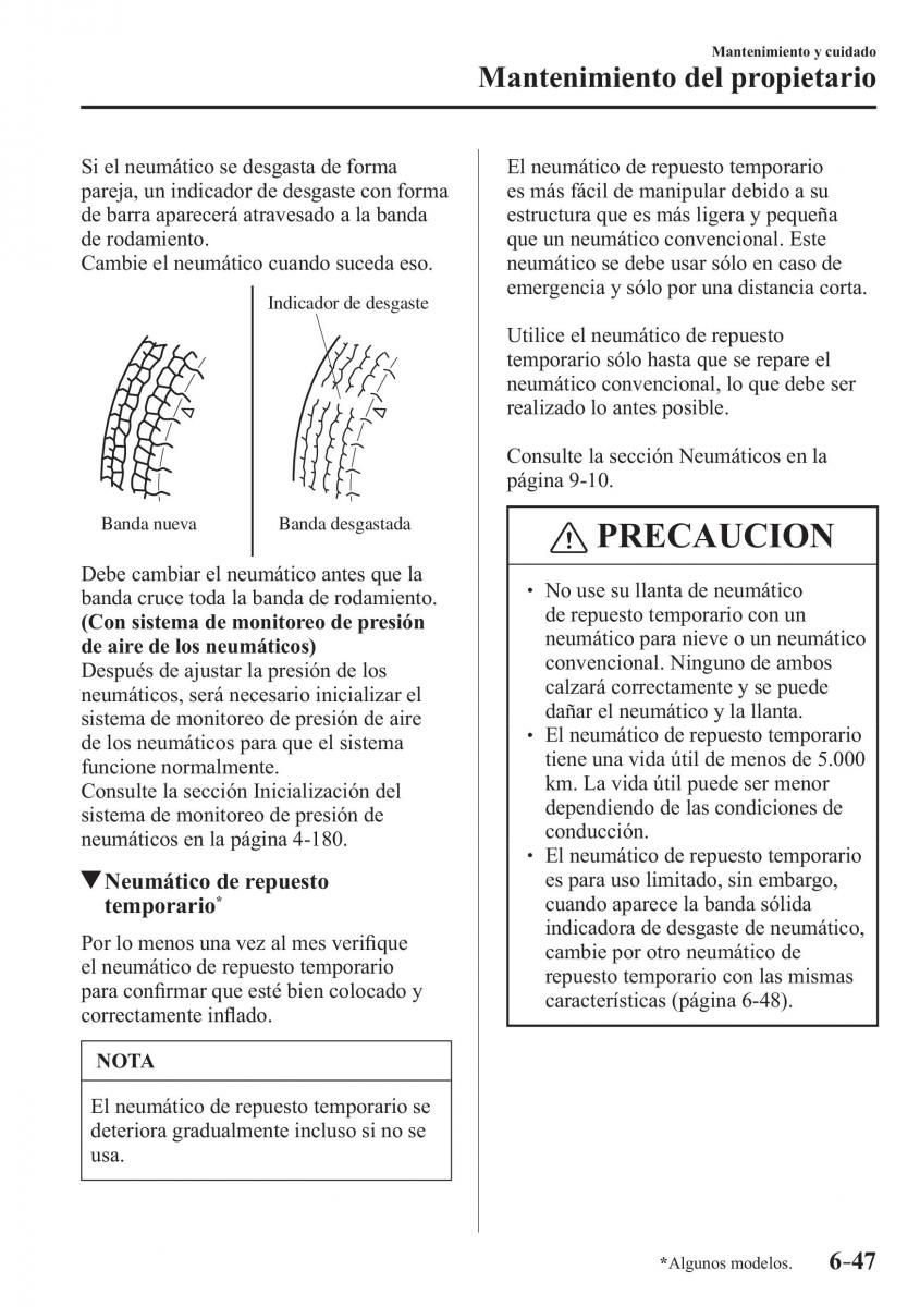 Mazda CX 3 manual del propietario / page 557