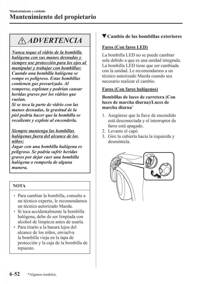 Mazda CX 3 manual del propietario / page 562