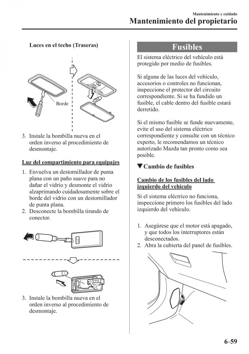 Mazda CX 3 manual del propietario / page 569