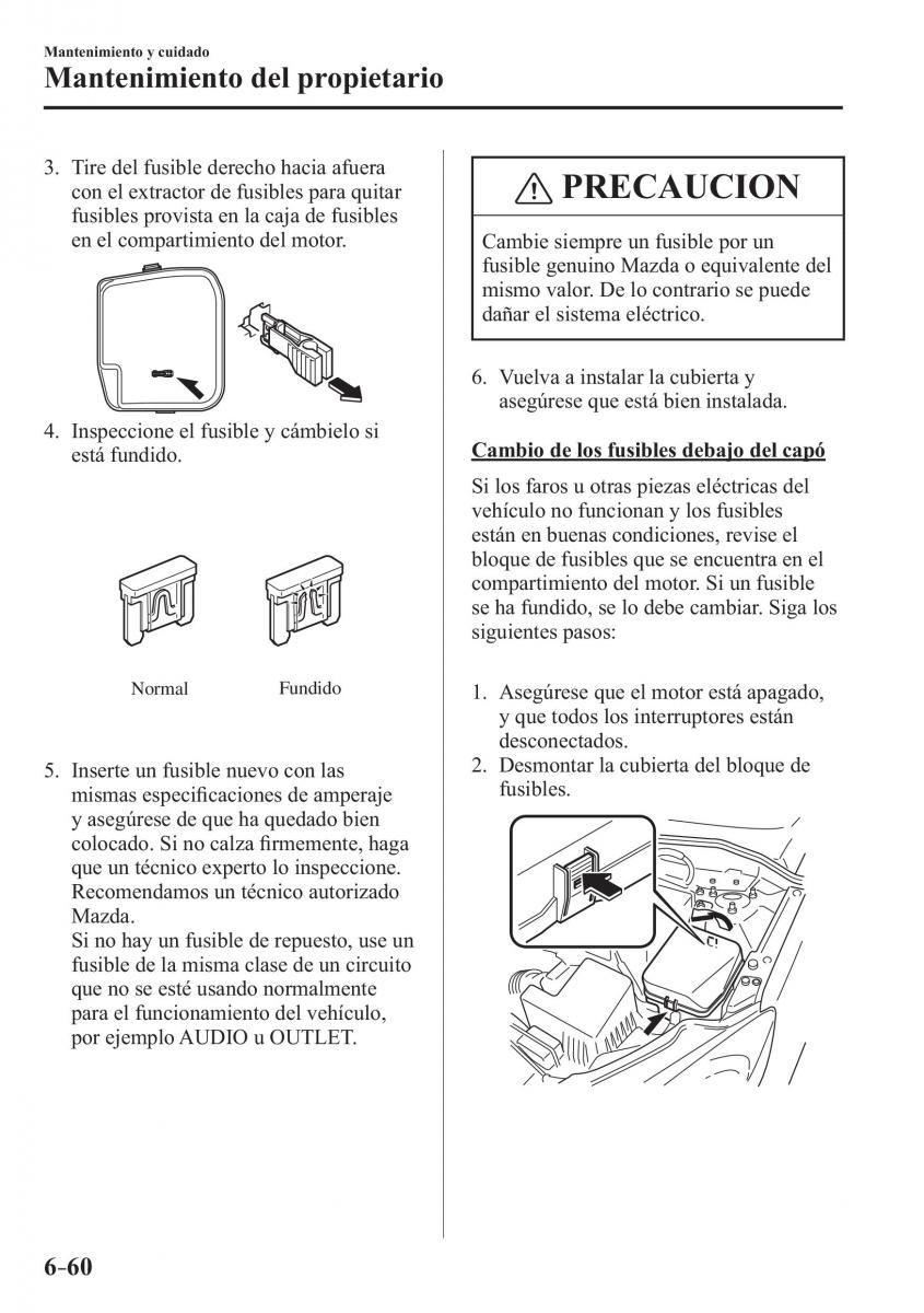 Mazda CX 3 manual del propietario / page 570