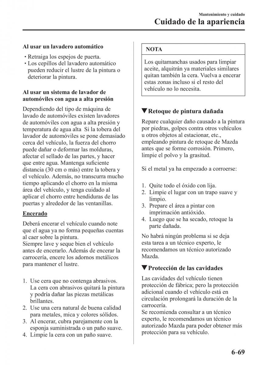 Mazda CX 3 manual del propietario / page 579