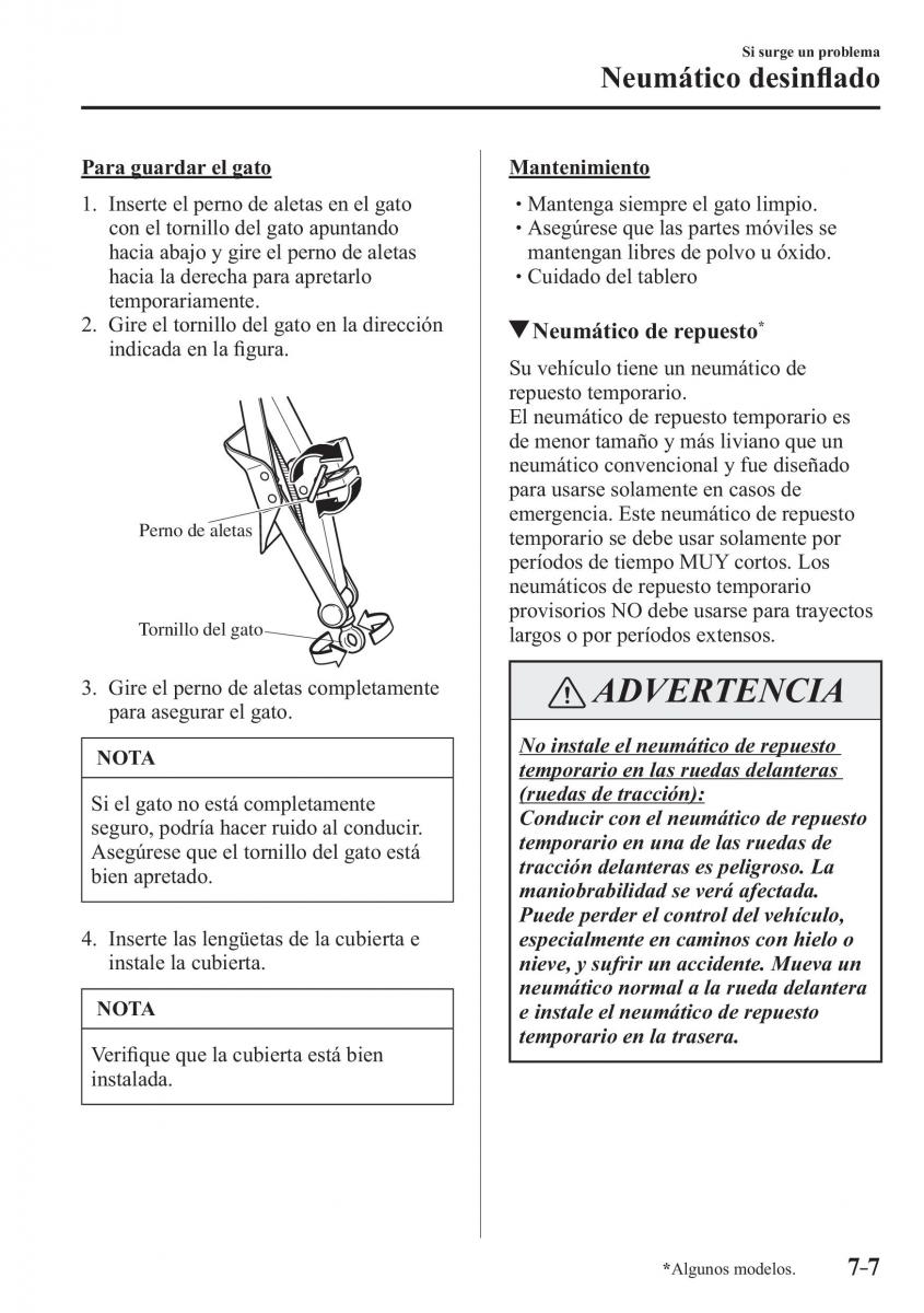 Mazda CX 3 manual del propietario / page 593