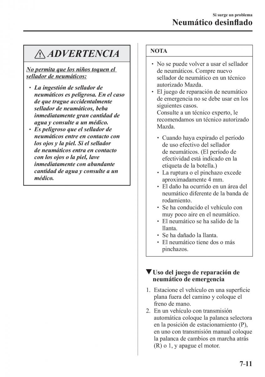 Mazda CX 3 manual del propietario / page 597