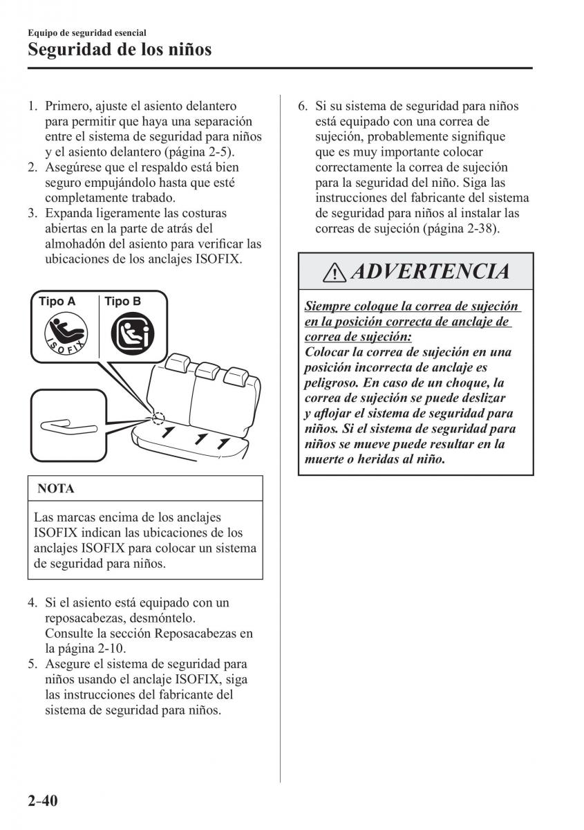 Mazda CX 3 manual del propietario / page 60