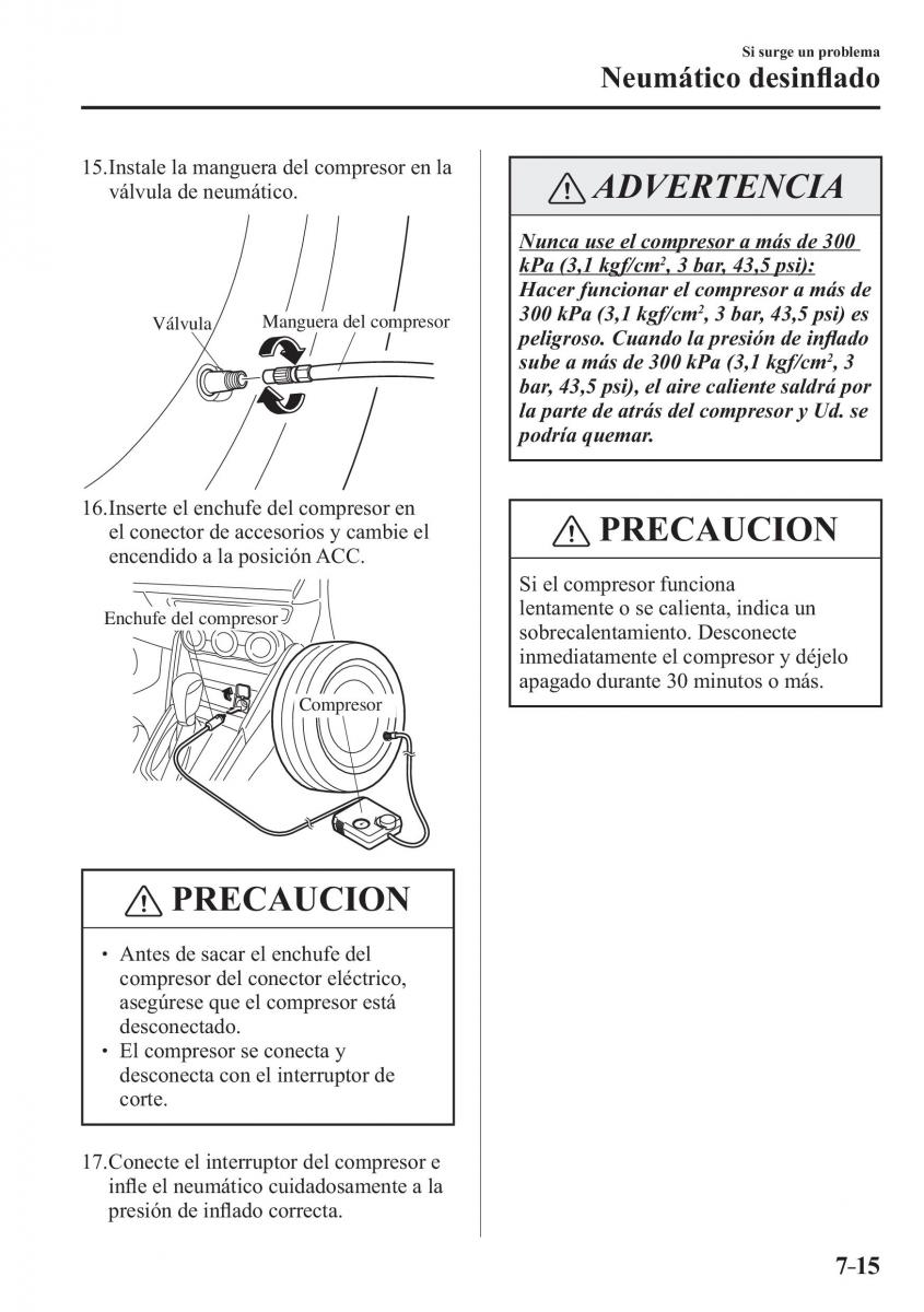 Mazda CX 3 manual del propietario / page 601