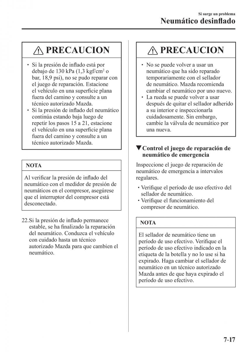 Mazda CX 3 manual del propietario / page 603