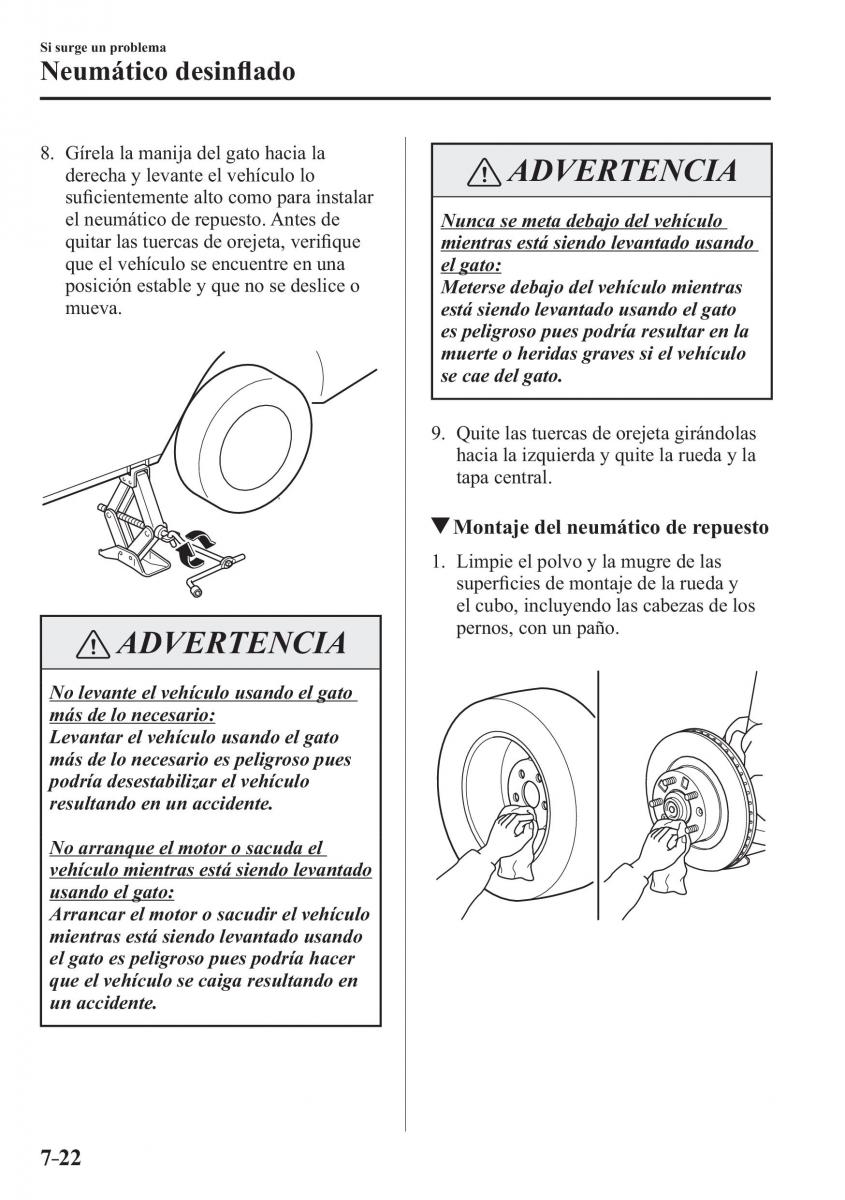 Mazda CX 3 manual del propietario / page 608