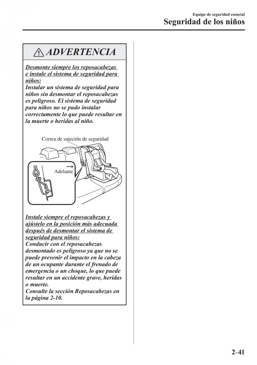 Mazda CX 3 manual del propietario / page 61