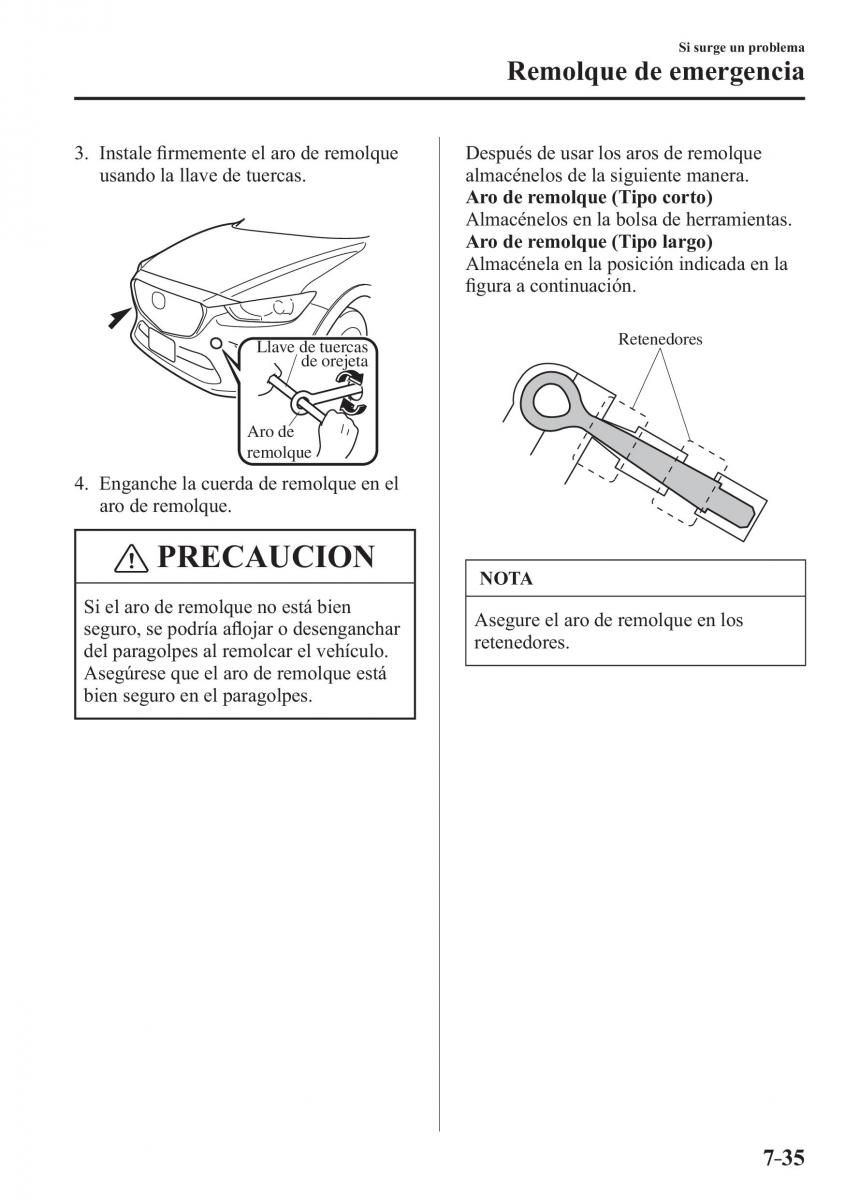 Mazda CX 3 manual del propietario / page 621