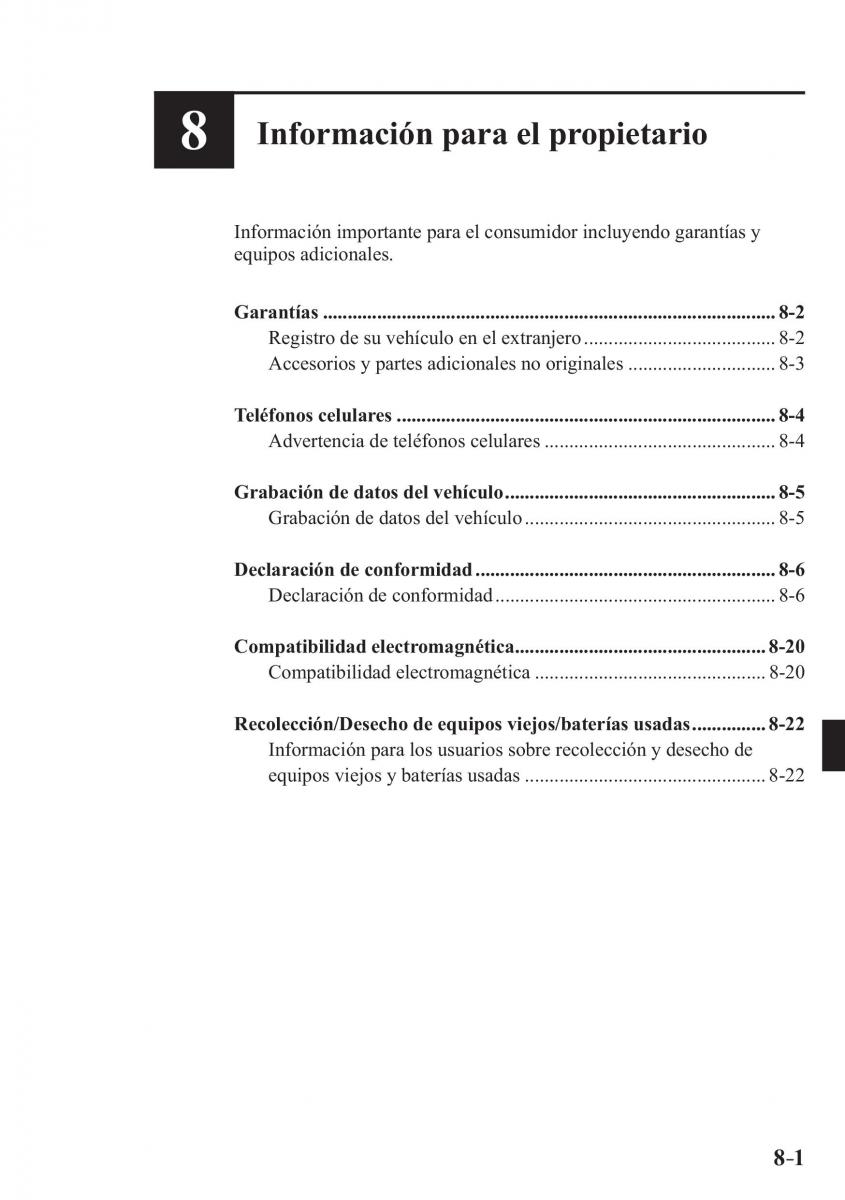 Mazda CX 3 manual del propietario / page 647