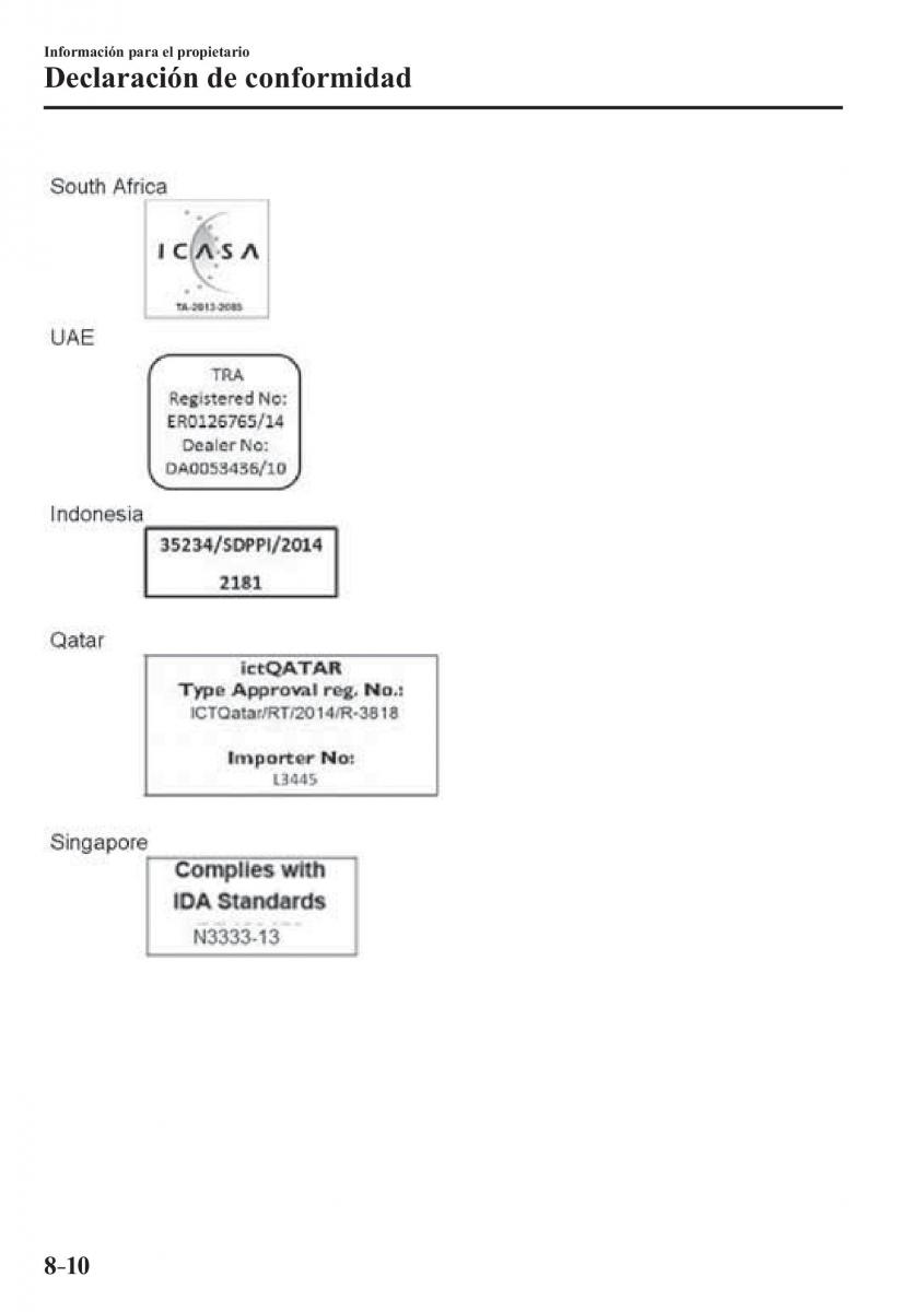 Mazda CX 3 manual del propietario / page 656