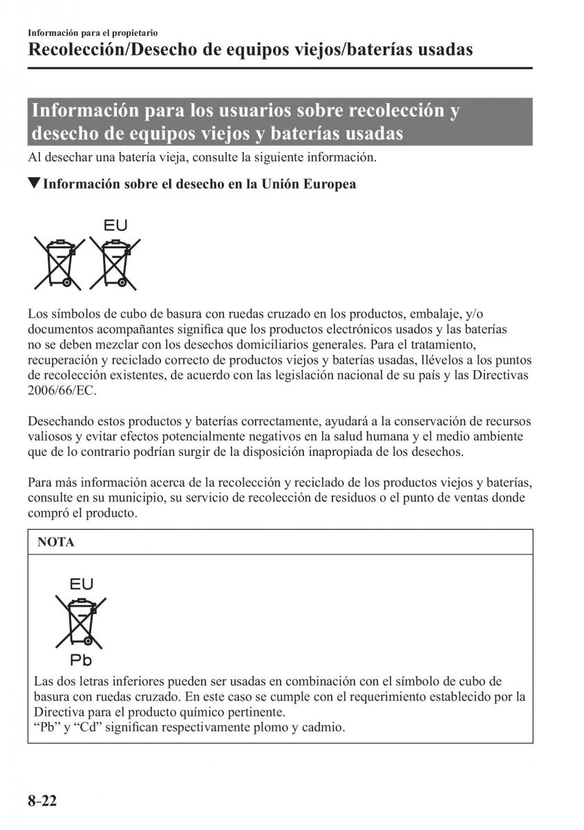 Mazda CX 3 manual del propietario / page 668