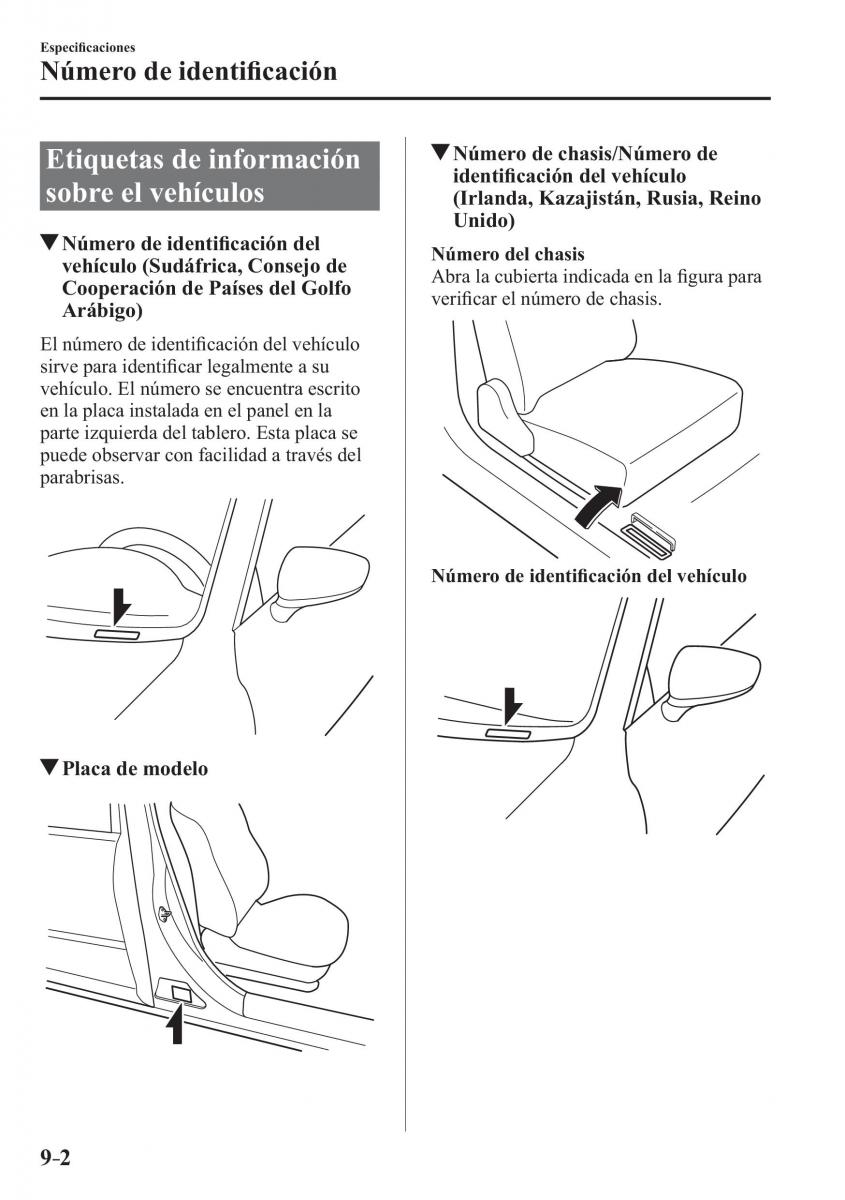 Mazda CX 3 manual del propietario / page 672