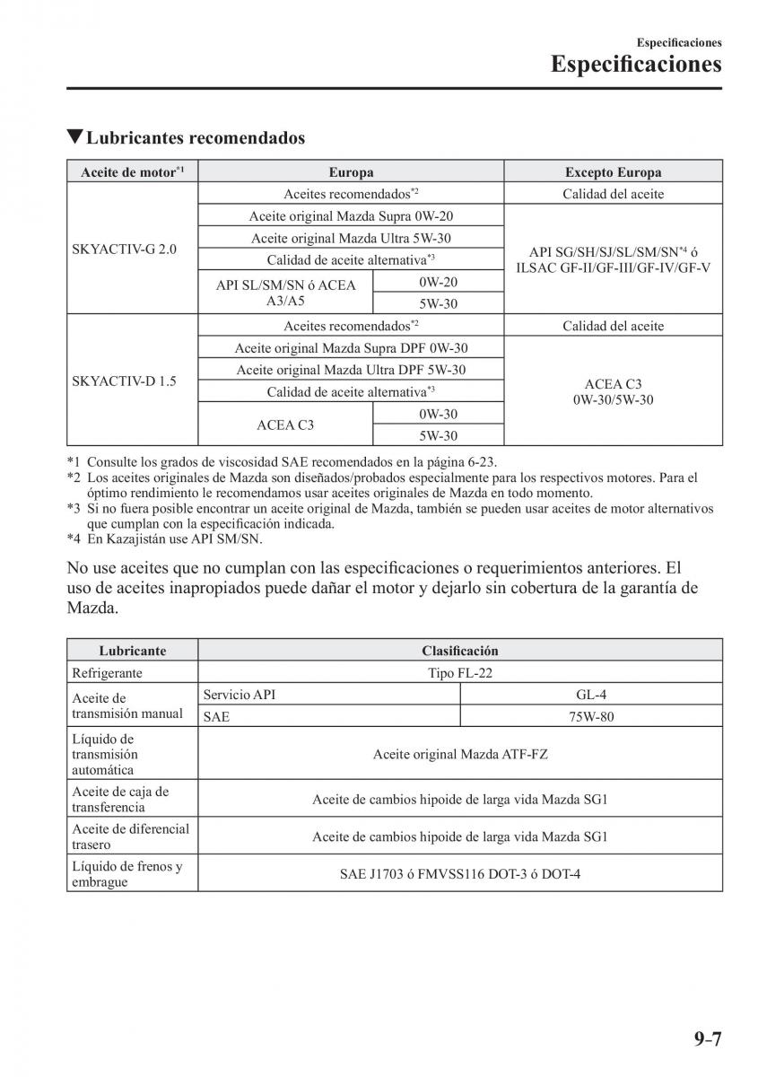 Mazda CX 3 manual del propietario / page 677