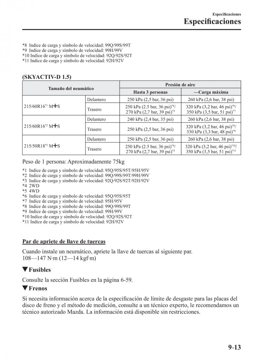 Mazda CX 3 manual del propietario / page 683