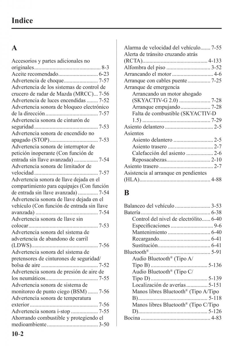 Mazda CX 3 manual del propietario / page 694