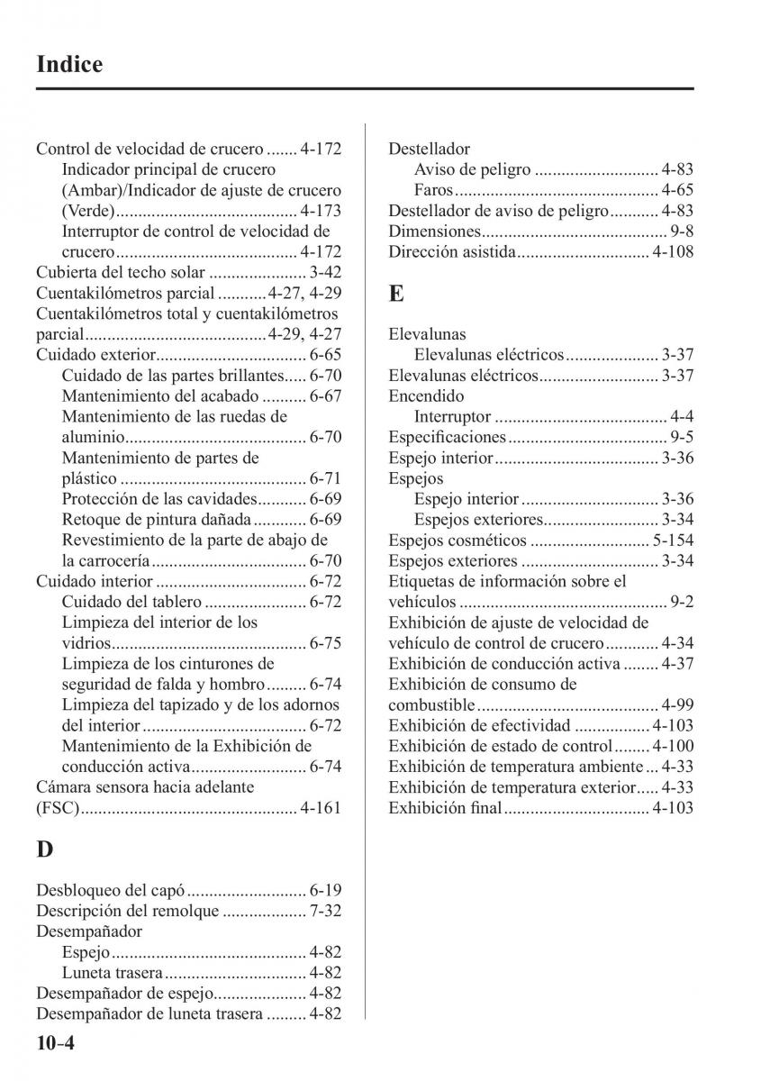 Mazda CX 3 manual del propietario / page 696